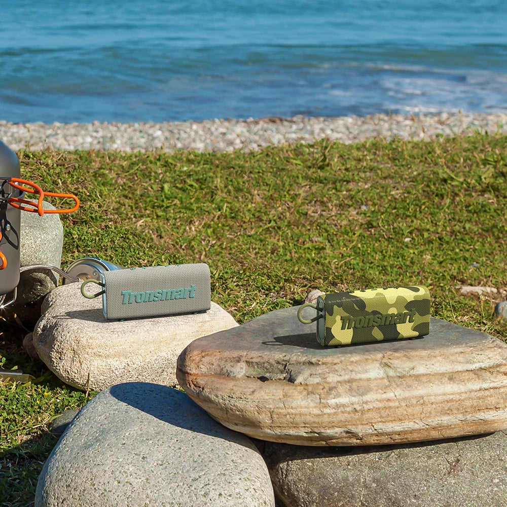 Coluna TRONSMART Bluetooth - IPX7 Impermeável, Dual-Driver, Som Stereo Coluna TRONSMART Bluetooth - IPX7 Impermeável, Dual-Driver, Som Stereo